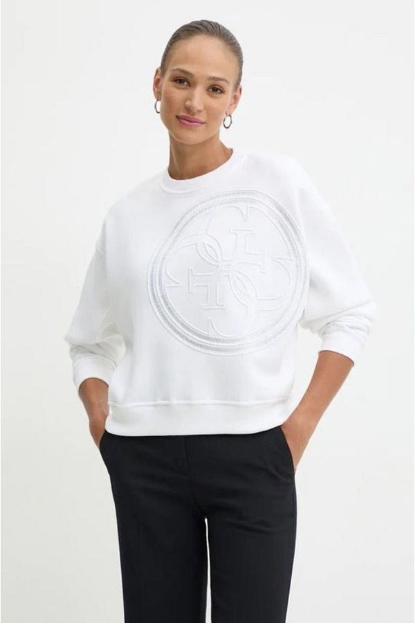 Guess Sweatshirt White Regular fit Trendyol