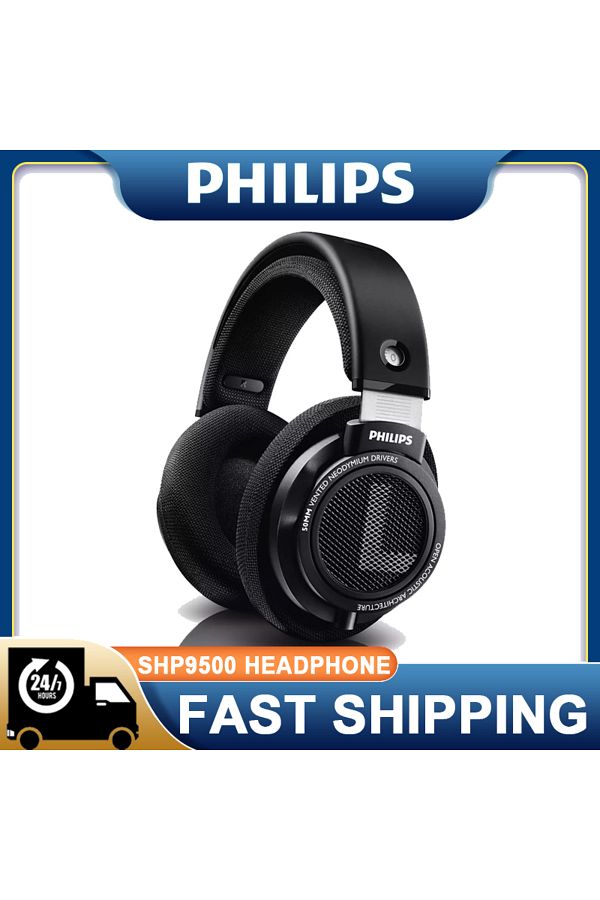Philips SHP9500 Headphone Professional HiFi Gaming Earphones No Delay Wired for Computer PC Lapto. Trendyol