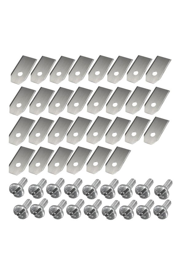 Choice-30PCS Trimmer Blade Lawn Mower Grass Replacement Trimmer Cutter Piece For Husqvarna Automower/Gar... 1