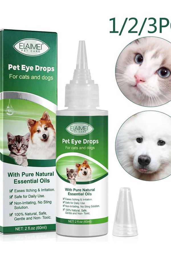 Choice 1 2 3pcs 60ml Dog Cat Conjunctivitis Eye Drops Safe And Gentle Pet Eye Drops For Travel Beach Tri. Trendyol