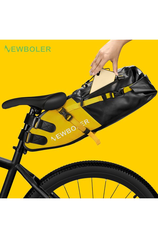 Large bike saddle bag best sale