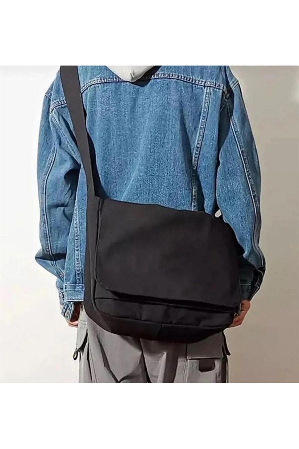 Kostebek Black Covered Streetwear Messenger Bag Trendyol