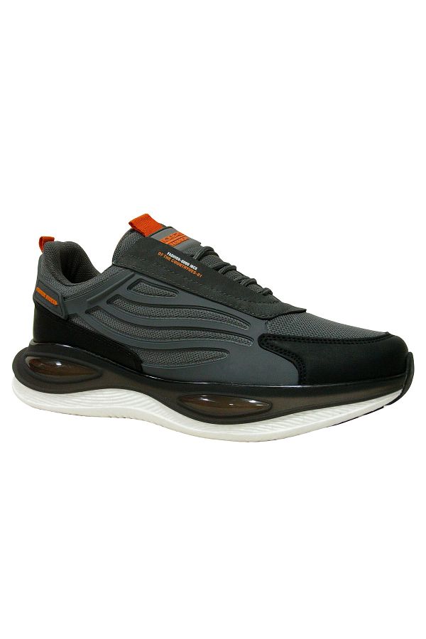 Wickers-Smoked Orange Lace-up Sneakers Sports Shoes 1
