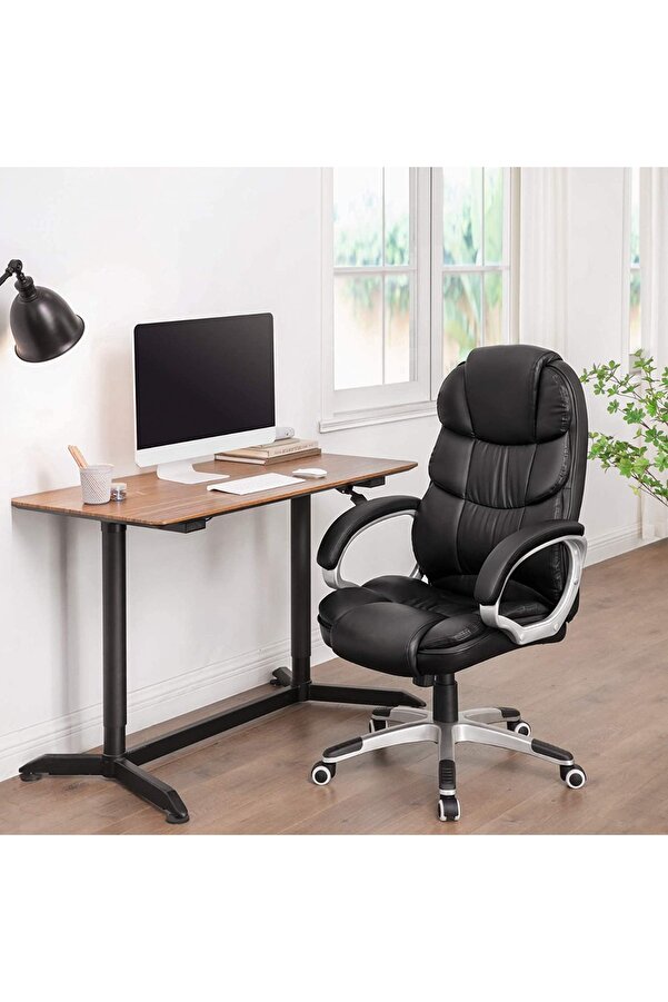 Mahmayi Songmics Black Obg24B Newly Desiged High Back Chair for