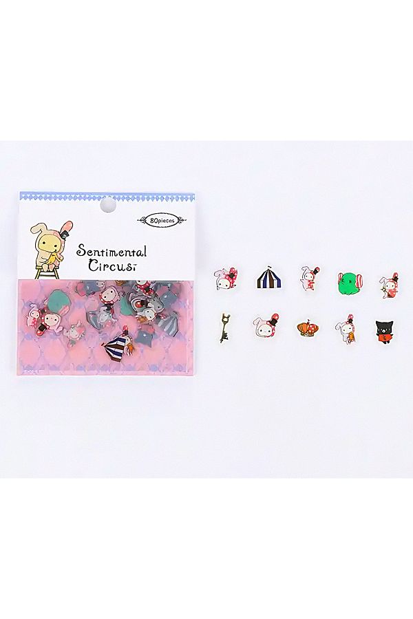 GUGUK-Sentimental Circus Themed 80 Pieces Sticker Set • Bullet Journal (Ggk-Db011) 1