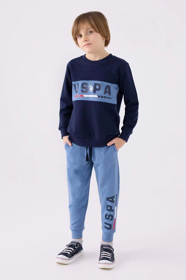 Polo sweatsuit for boys clearance