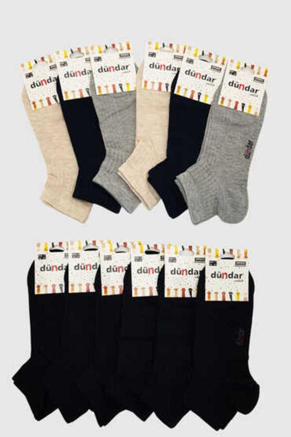 Pamuksu-2670 Dündar - Set of 12 Boy's Lycra Booties 1
