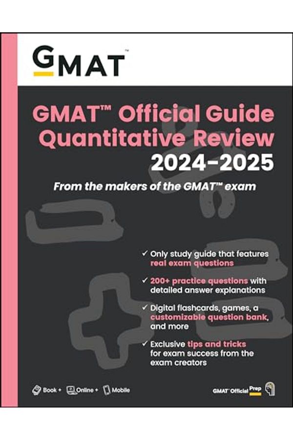 John Wiley & Sons Inc-GMAT Official Guide Quantitative Review 2024-2025: Book + Online Question Bank 1