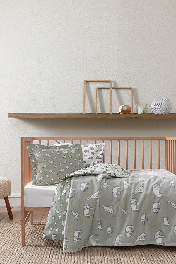 Yataş Mini Povey Wellsof Bebek Battaniyesi - Adaçayı