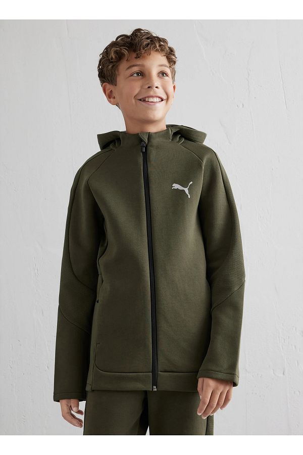 Puma khaki hoodie store