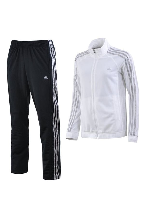 adidas D89771 Clima Knit White Women s Tracksuit Set Trendyol