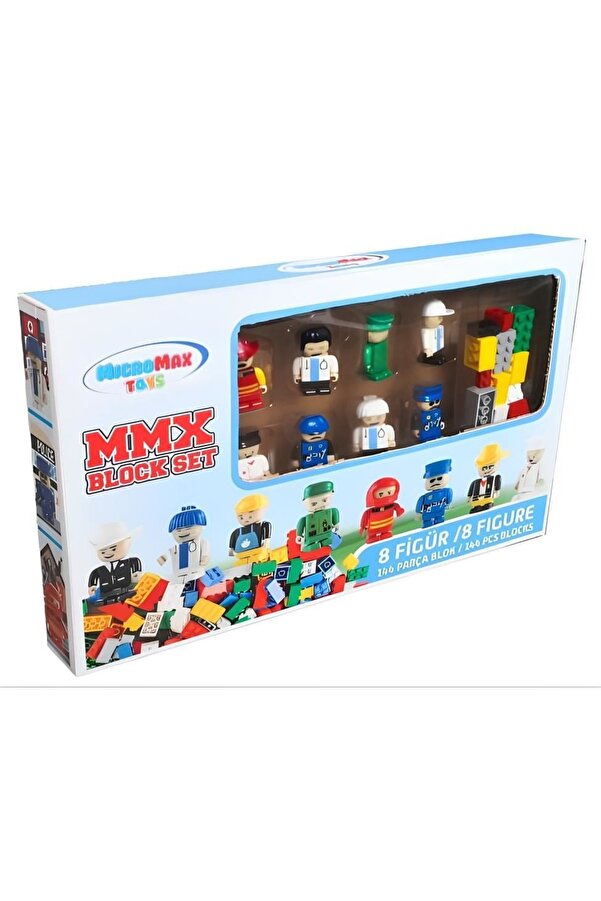 TRUST STORE 8 Figürlü Set Toplam 152 Parça Yapı Blok ve Figür Seti Mega Set