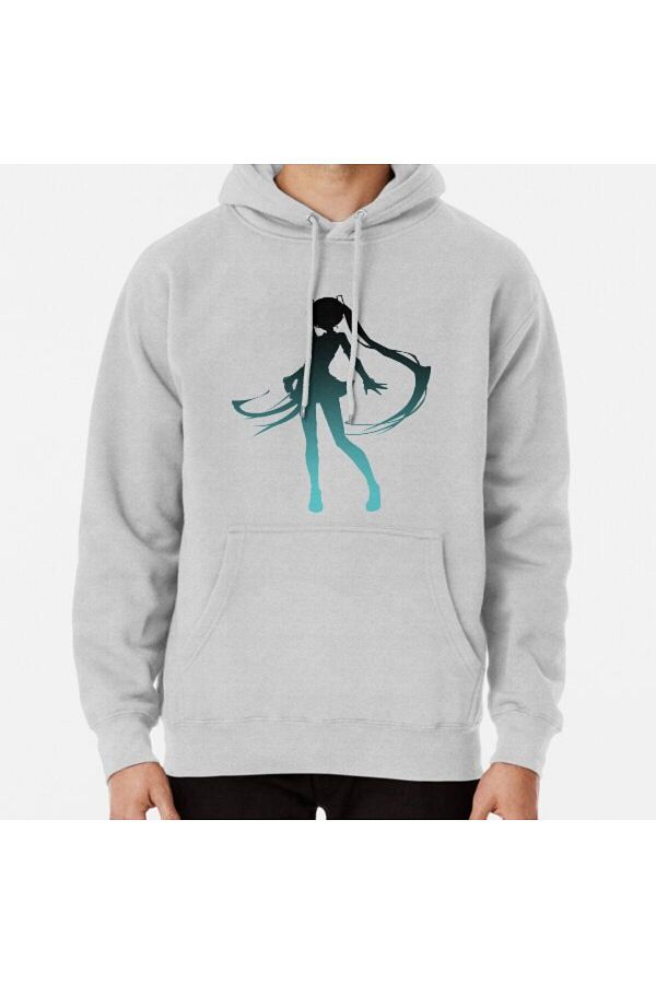 exans moda-Hatsune Miku V4 Shadow Art (V1) Printed Sweatshirt 1