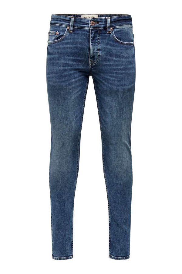 Only & Sons-Skinny Jeans ONSWARP Niedrige Taille Skinny Fit Jeans 1