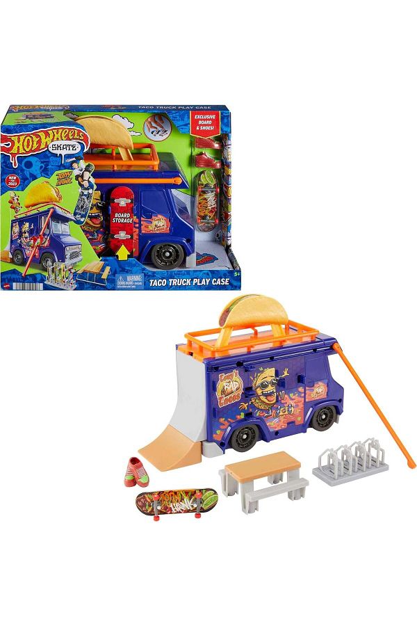 HOT WHEELS-Skate Taco Truck Play Case HMK00 1