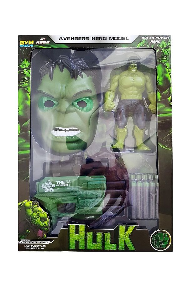 Tinky Winky-Hulk Lighted Figure Toy - Mask Large Set 1