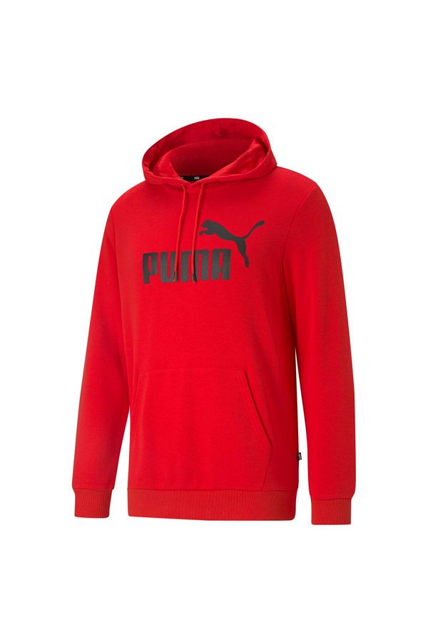 Puma Men s Casual Red Ess Big Logo Hoodie 58668811 Trendyol