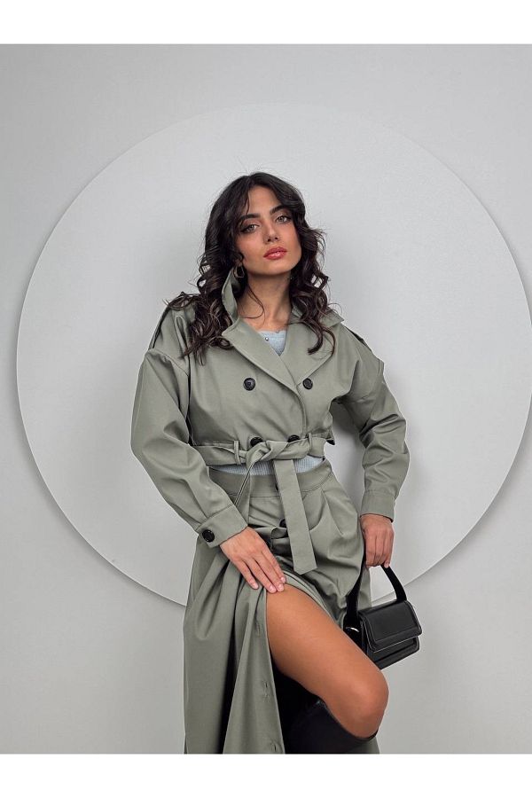 Trench coat skirt bottom 2025
