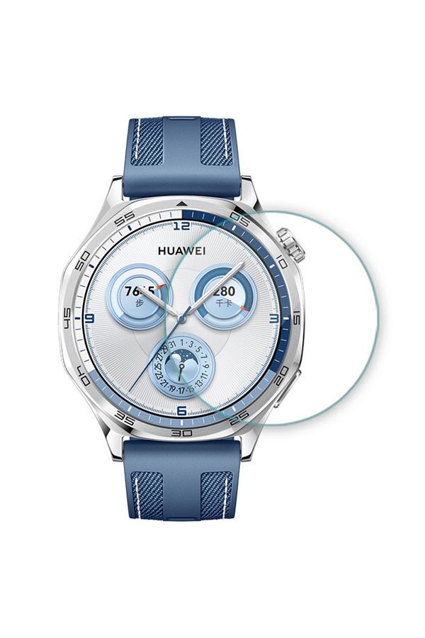 İncisoft-Huawei Watch Gt5 46mm Compatible Tempered Glass Screen Protector with Easy Application Apparatus 1