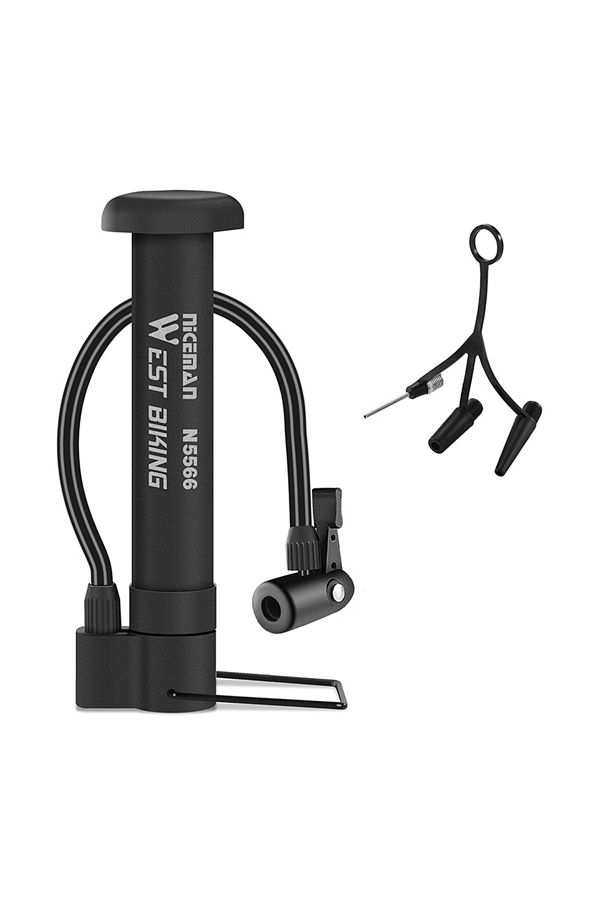 Manual air pump for bike shop