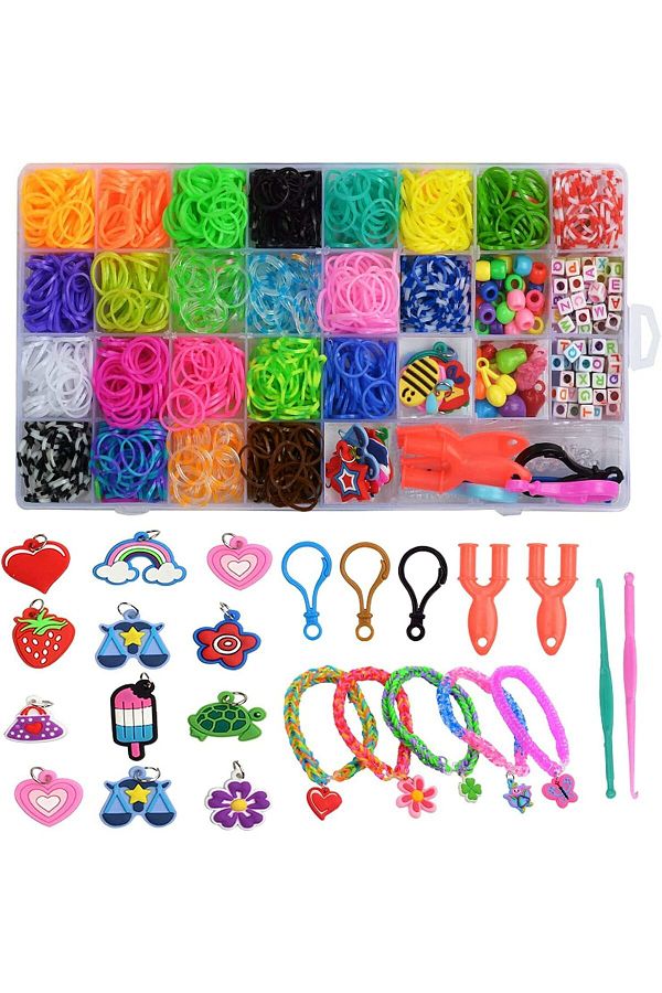 Arabest Rubber Band Bracelet Kit Loom Bracelet Making Kit for Kids Trendyol