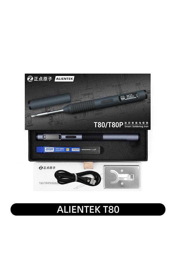 Choice-ALIENTEK T80P Smart Soldering Iron PD 100W QC 3.0 Adjustable Constant Temperature Portable Electr... 1