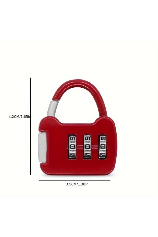 Mini lock for backpack top