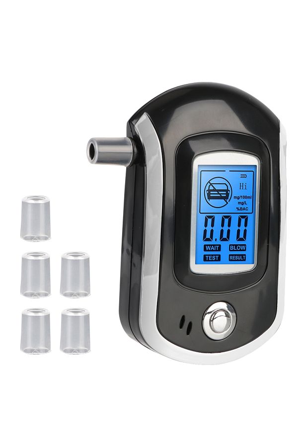 Choice-LCD Screen Digital Breath Alcohol Tester AT6000 Breath Drunk Driving Analyzer Manual 1