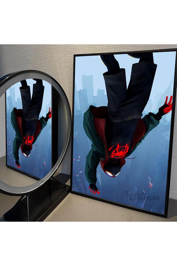 Potdemiel-1pc Hot PosterM-Miles Morales Poster HD Posters Home Room Bar Cafe Decor Art Wall Painting Picture 1