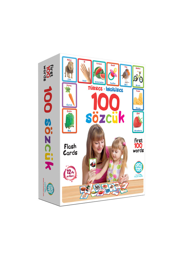 Circle Toys İlk 100 Sözcük Kartlarım Türkçe-ingilizce