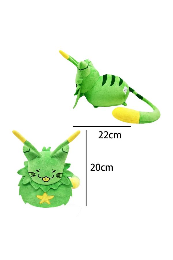 Choice-2024 New Gnarpy Discovers The Internet Plush Toy Gnarpy Regretevator Plushie Cat Alien Green Cat ... 1