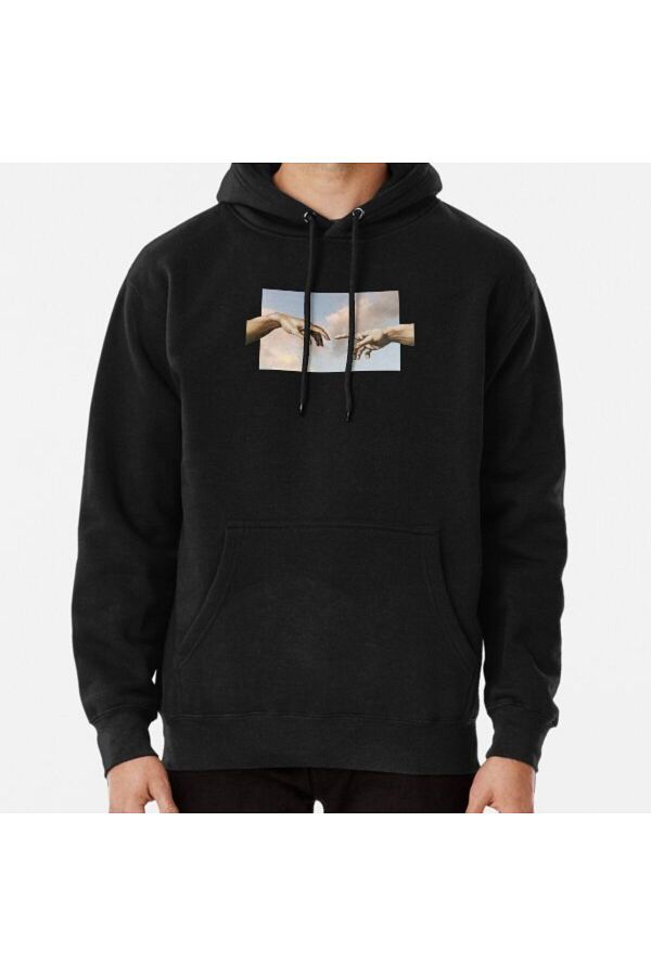Hvit Stein-Joint Pass - the Creation of Adam Printed Sweatshirt 1