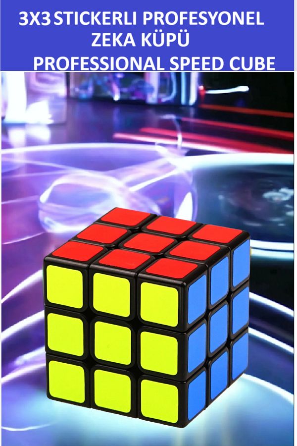 ZETCONCEPT-3X3X3 Professional Speed Cube - Rubik Intelligence Patience Cube with Sticker 1