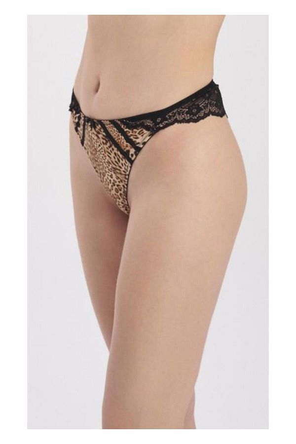 MOONLİGHT-Moonlight 3209 Leopard Lace String 1