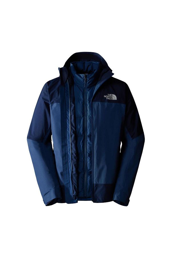 Light blue north face windbreaker discount