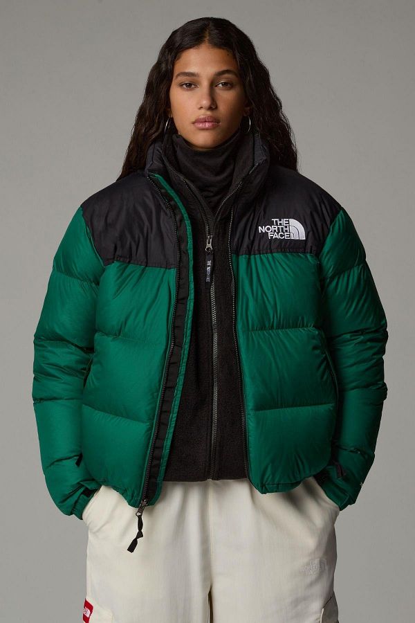 The North Face Green Women s Nuptse Retro Coat 1996 Trendyol