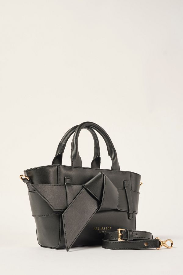 Ted Baker Black Plain Skin Iconic Bow Handbag 9048 Trendyol