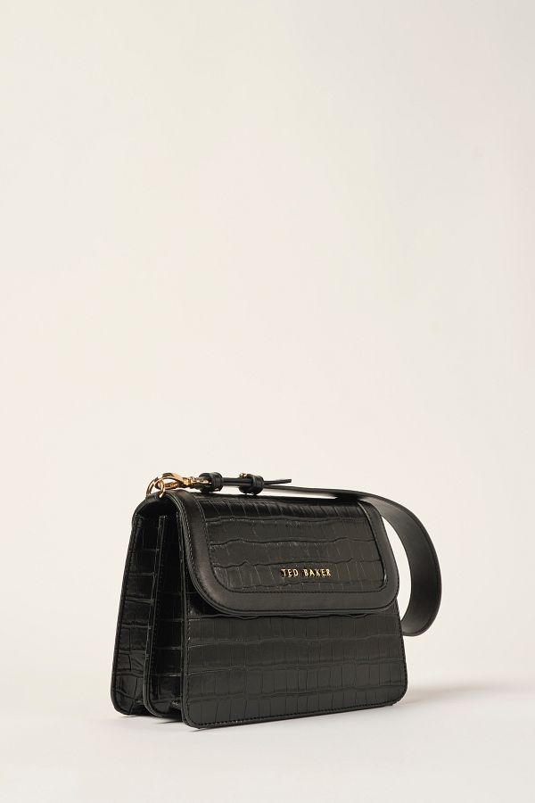 Ted Baker Black Crocodile Croco Cover Shoulder Bag 24Fw916 Trendyol