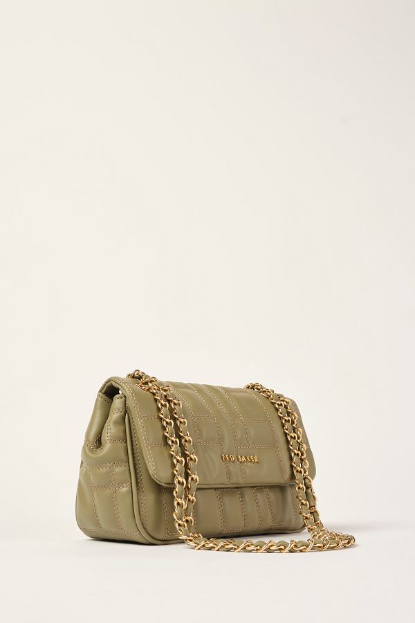 Ted Baker Khaki Tb Quilted Small Shoulder Bag 2577 Trendyol