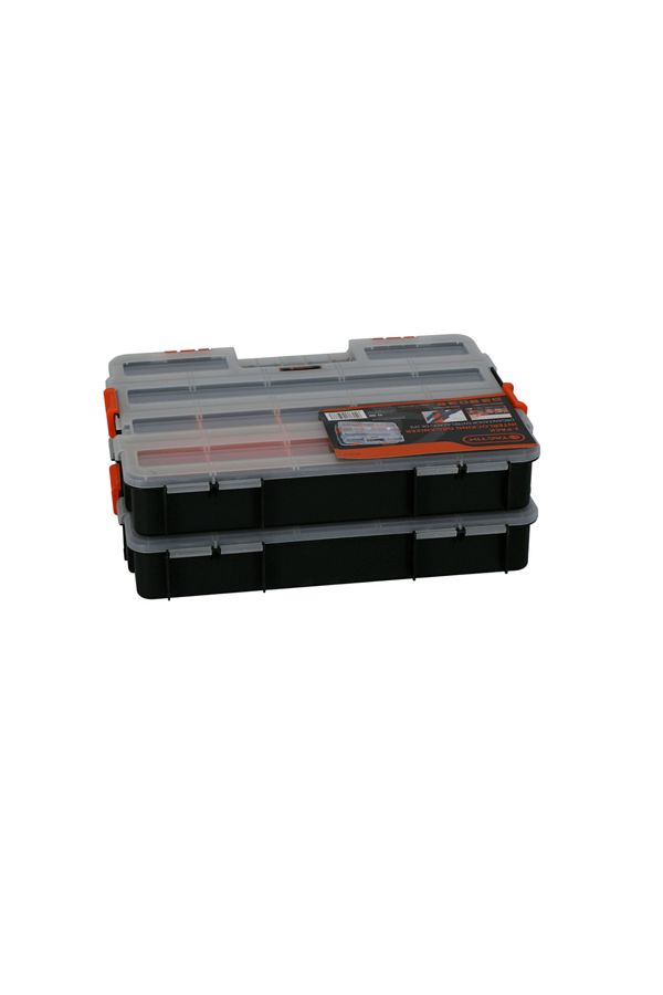 Tactix-2-Piece Multi-Compartment Tool Organisers with Separators 1