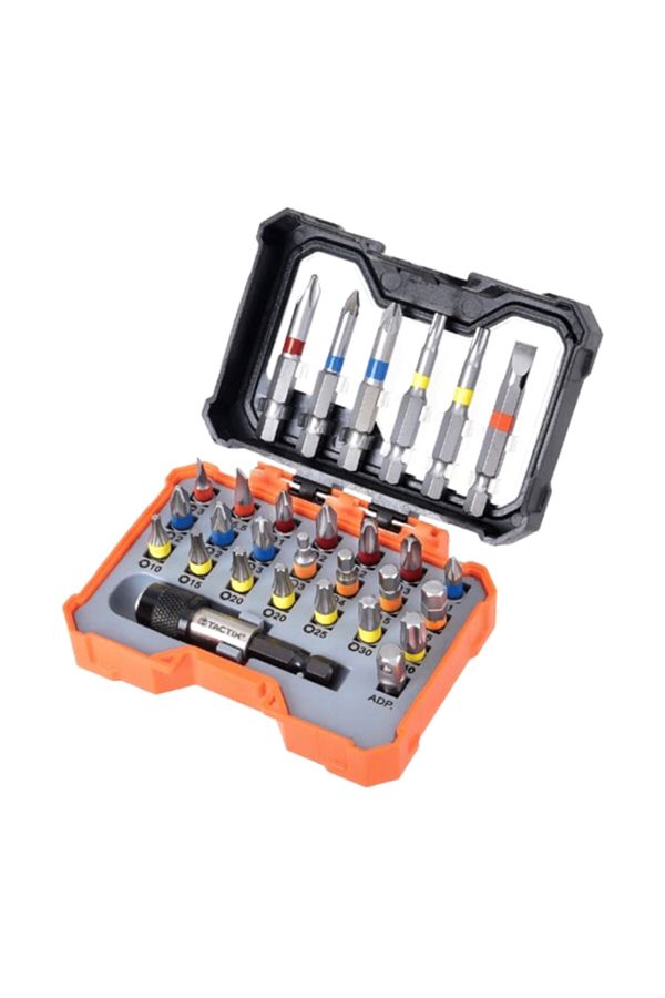 Tactix-29-Piece Color Code Detail Screwdriver Bit Set 1