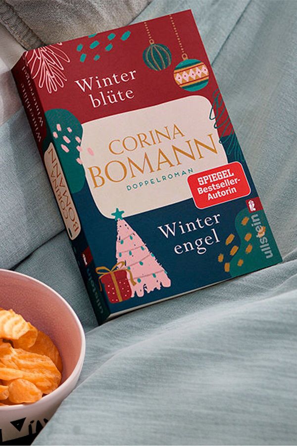 Tchibo-Double Novel Winter Blossom And Winter Angel, Red Combo 1