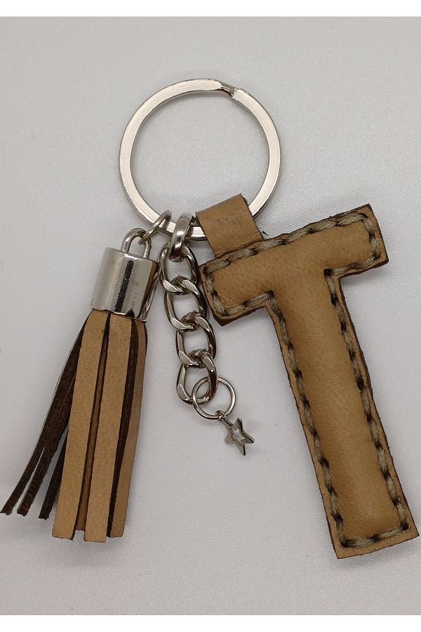 T letter keychain clearance