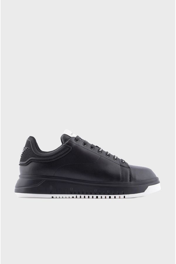 Emporio armani lace up sneakers sales