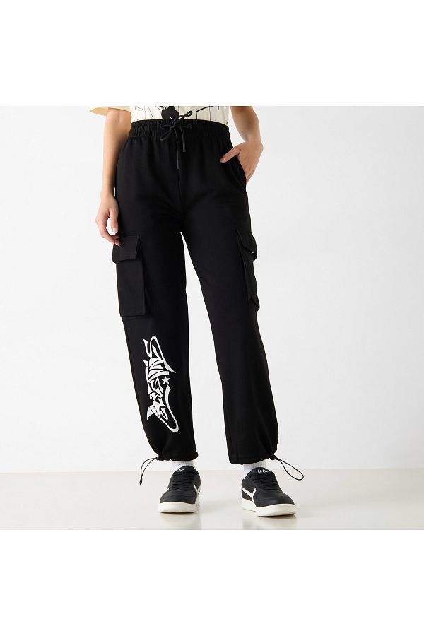 SP Characters-The Celestials Print Joggers with Drawstring Closure and Pockets 1