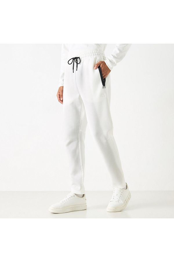 Kappa-Track Pants with Drawstring Closure and Pockets 1