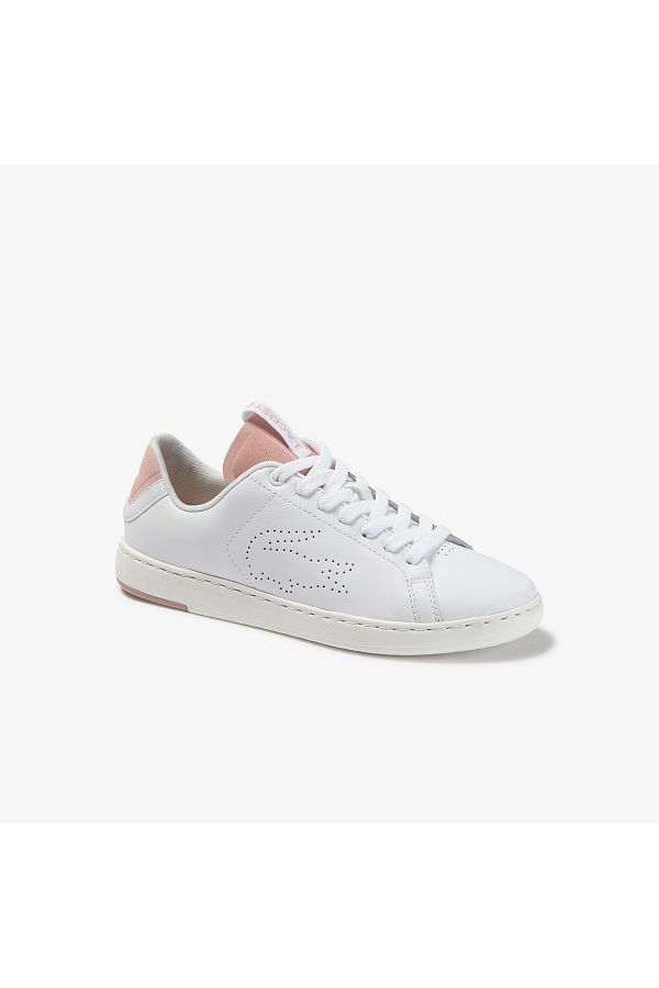 Lacoste Carnaby Evo Women s White Powder Sneakers Trendyol