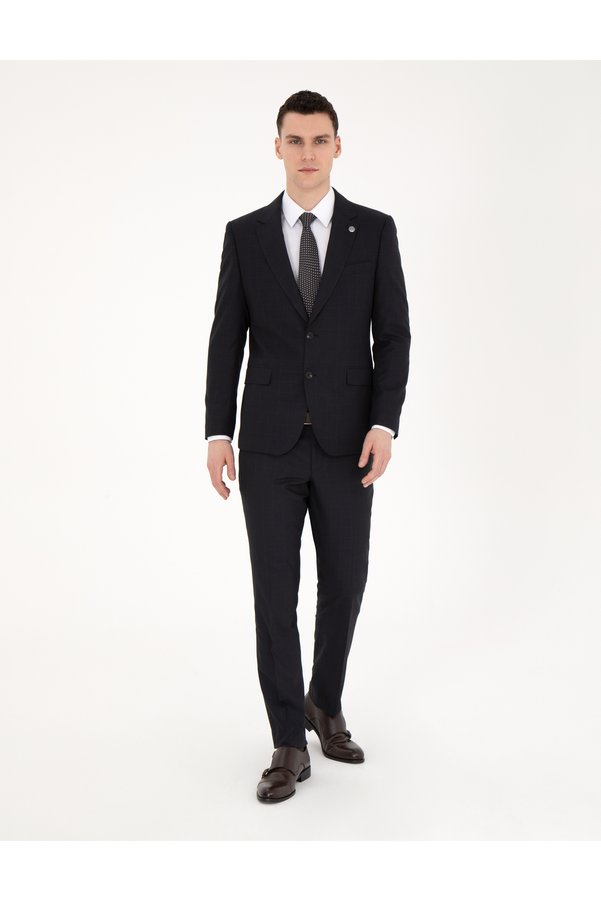 Pierre Cardin Black Slim Fit Suit 50285263 -Vr046