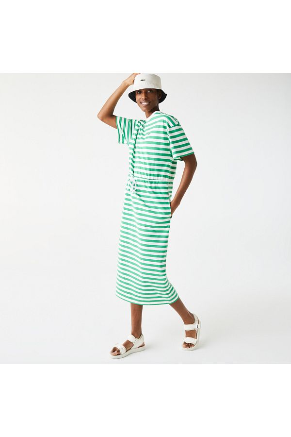 Lacoste striped dress sales