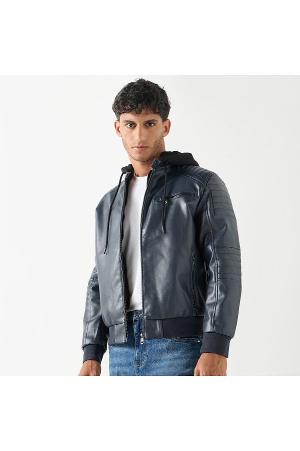 Lee cooper biker jacket hotsell